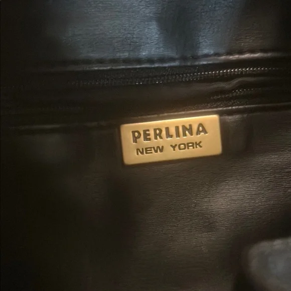 Vintage Perlina leather with gold hardware. - Picture 5 of 5